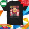 Los Angeles Dodgers The Dodgers Abbey Road Ohtani Freeman Betts And Kershaw Signature T-Shirt