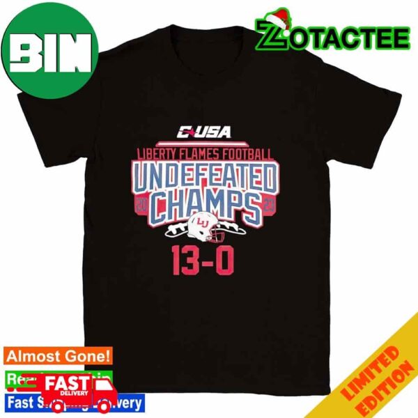 Liberty Flames Football Undefeated Champs 2023 13-0 T-Shirt