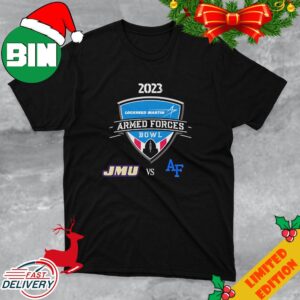 Lockheed Martin Armed Forces Bowl 2023 James Madison vs Air Force Amon G Carter Stadium Fort Worth TX T-Shirt