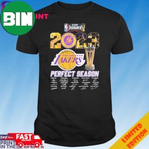 Los Angeles Lakers Perfect Season 2023 NBA In-Season Tournament Signatures Unique T-Shirt