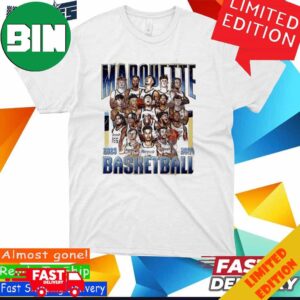Marquette Golden Eagles Basketball Caricatures 2023-2024 T-Shirt