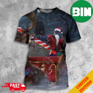 Merry Christmas 2023 Marvel Fans Thanos Like Santa Claus 3D T-Shirt