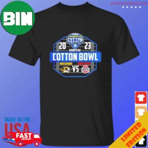 Missouri Vs Ohio State Football 2023 Cotton Bowl Matchup Classic T-Shirt Long Sleeve Hoodie Long Sleeve Hoodie