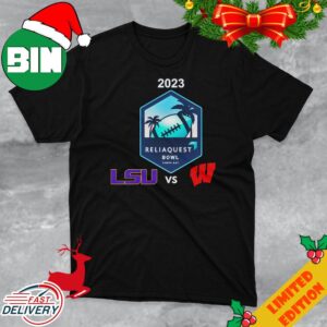 Monday January 1st 2024 ReliaQuest Bowl LSU vs Wisconsin Raymond James Stadium Tampa FL CFB Bowl Game T-Shirt