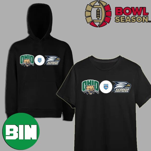 Myrtle Beach Bowl The Ohio Bobcats And Georgia Southern Eagles On Saturday December 16 2023 College Football Bowl Game T-Shirt