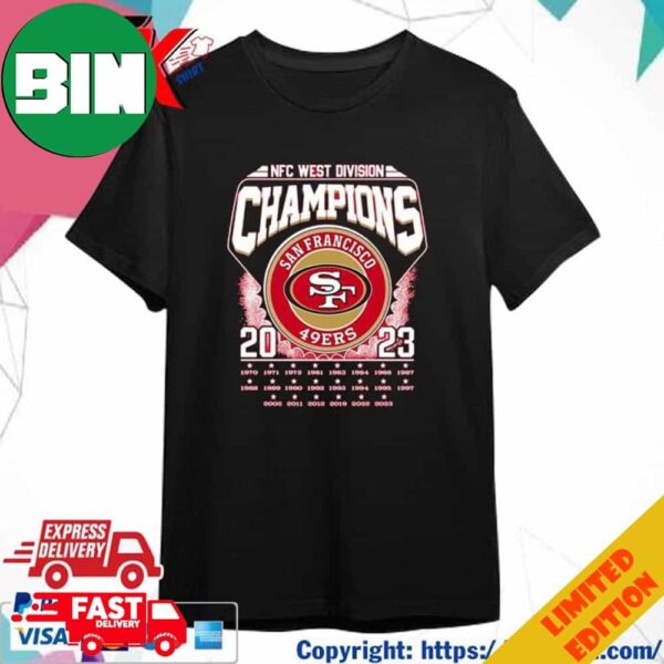 NFC West Division Champions Niners San Francisco 49ers 2023 T-Shirt