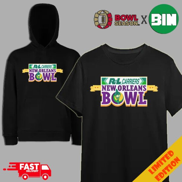 New Orleans Bowl Logo Bowl Season 2023-2024 College Football Bowl Games T-Shirt Long Sleeve Hoodie