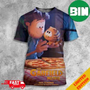 New Poster For The Garfield Movie On May 24 3D T-Shirt