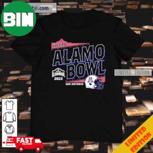 Nice 2023 Valero Alamo Bowl Arizona Wildcats Helmet T-Shirt Long Sleeve Hoodie
