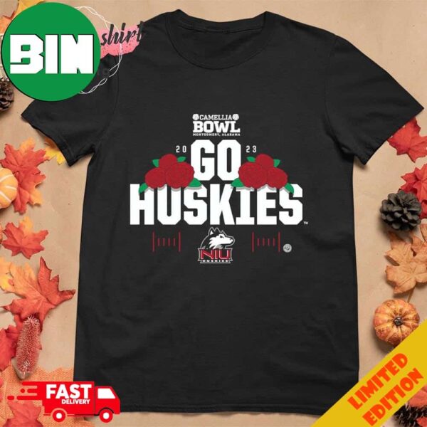 Northern Illinois Huskies Scores Go Huskies Camellia Bowl Montgomery Alabama 2023 T-Shirt Hoodie Long Sleeve Sweater