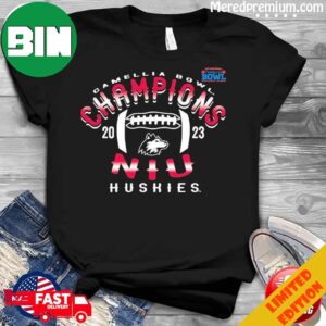 Northern Illinois University Football 2023 Camellia Bowl Champions T-Shirt