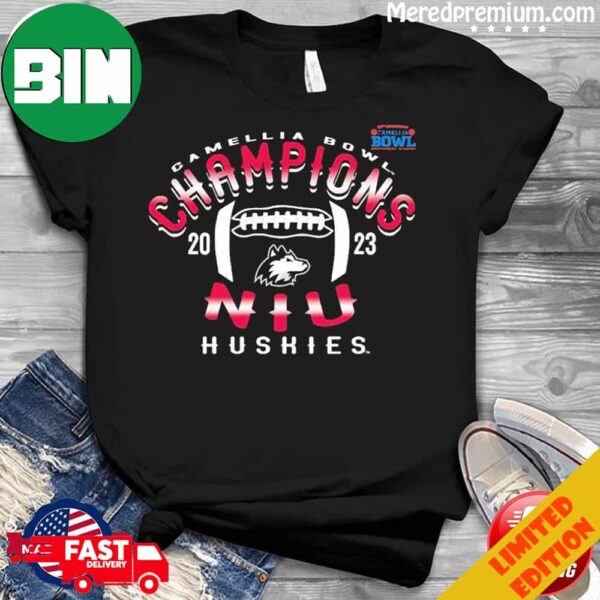 Northern Illinois University Football 2023 Camellia Bowl Champions T-Shirt