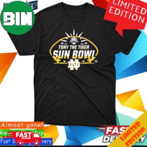Notre Dame Fighting Irish 2023 Tony The Tiger Sun Bowl 90th Sun Bowl T-Shirt