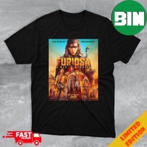 Official Poster For Furiosa A Mad Max Saga In Theaters 2024 T-Shirt