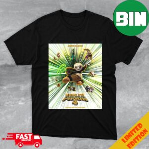 Official Poster For Kung Fu Panda 4 Jack Black T-Shirt