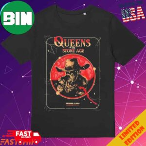 Official Queens Of The Stone Age Revel Entertainment Center 2023 T-Shirt