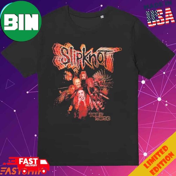 Official Slipknot Repeat Glitch Tour 2023 T-Shirt