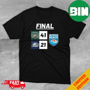 Ohio Bobcats Holds Off A Georgia Southern Comeback To Win The Myrtle Beach Bowl Game Bowl Season 2023-2024 With 41-21 T-Shirt