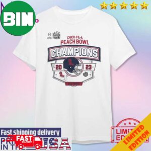 Ole Miss Rebels Playoff 2023 Peach Bowl Champions T-Shirt