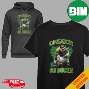 Oregon Go Ducks Mascot University Bowl Season 2023-2024 T-Shirt Long Sleeve Hoodie