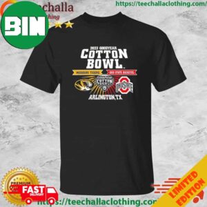 Original Missouri Tigers vs Ohio State Buckeyes 2023 Goodyear Cotton Bowl Bound T-Shirt