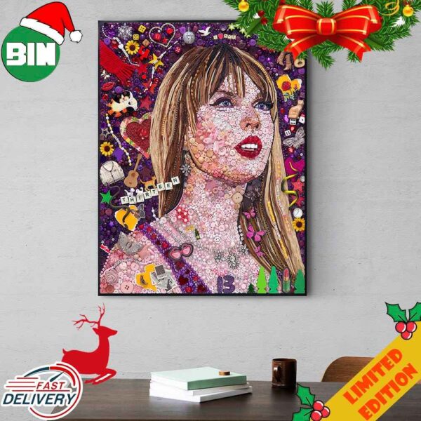 People Magazine Evert Easter Egg Featured In Taylor Swift’s Time Artist Portrait Person Of The Year Poster Canvas