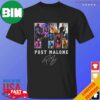 Post Malone Post Malone Tattoos Smoking Signature 2024 T-Shirt