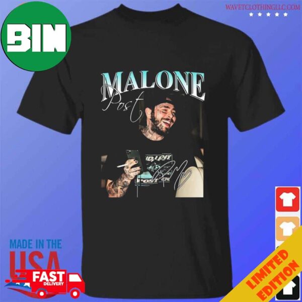 Post Malone Post Smoking Signature 2024 T-Shirt