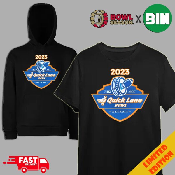 Quick Lane Bowl Season 2023-2024 College Football Bowl Games T-Shirt Long Sleeve Hoodie