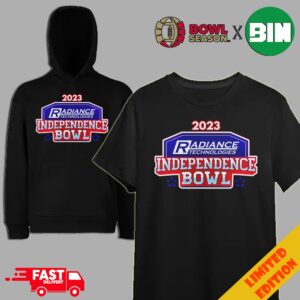 Radiance Technologies Independence Bowl Logo Bowl Season 2023-2024 College Football Bowl Games T-Shirt Long Sleeve Hoodie