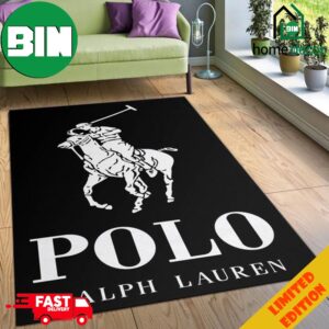 Ralph Lauren Fashion Logo Limited Luxury Brand Rug Carpet Home Decor Trending