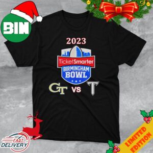 Saturday December 23rd 2023 TicketSmarter Birmingham Bowl Georgia Tech vs Troy At Protective Stadium Birmingham AL ESPN Event T-Shirt