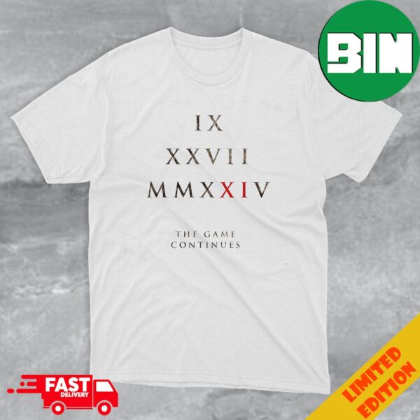 Saw XI Has Been Announced On September 27 2024 The Game Continues T-Shirt