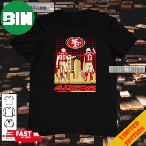 Skyline Jerry Rice And Brock Purdy San Francisco 49ers Signatures T-Shirt