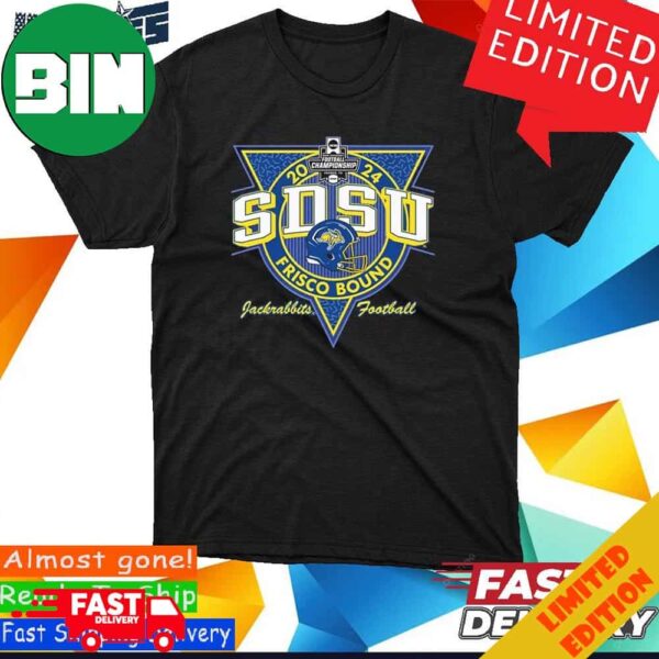 South Dakota State Jackrabbits Football Highstep Frisco Bound 2024 FCS Championship T-Shirt