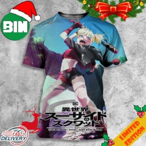 Suicide Squad Isekai Original Anime Scheduled For 2024 Harley Quinn Poster 3D T-Shirt