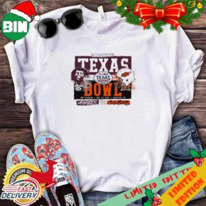 Texas AM vs Oklahoma State Cowboys 2023 TaxAct Texas Bowl Head To Head T-Shirt