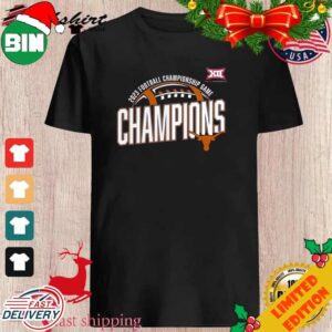 Texas Longhorns 2023 Big 12 Football Championship Game Champions T-Shirt