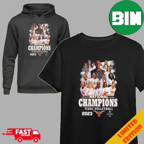 Texas Longhorns Teams 2023 NCAA Women’s Volleyball National Champions T-Shirt Hoodie