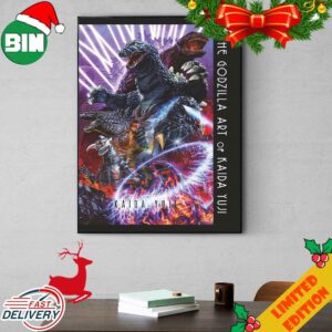 The Godzilla Art Of Kaida Yuji Poster Canvas