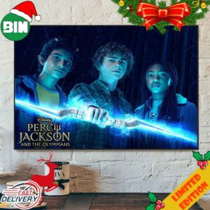The Percy Jackson Series On Disney Plus Percy Jackson And The Olympians Three Main Characters Percy x Annabeth x Grover Poster Canvas