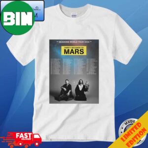 Thirty Seconds To Mars Season World Tour 2024 Poster T-Shirt