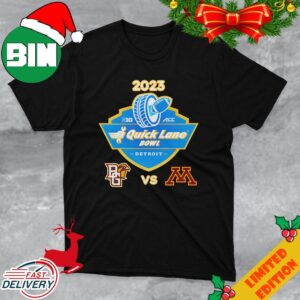 Tuesday December 26th 2023 Quick Lane Bowl Minnesota vs Bowling Green Ford Field Detroit MI T-Shirt