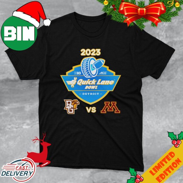 Tuesday December 26th 2023 Quick Lane Bowl Minnesota vs Bowling Green Ford Field Detroit MI T-Shirt