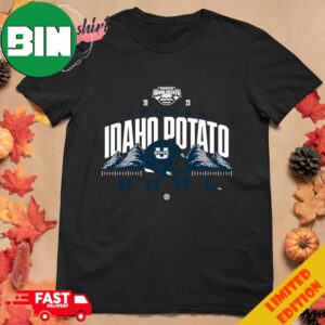 Utah State Aggies Helmet Famous Idaho Potato Bowl 2023 Logo T-Shirt Hoodie Long Sleeve Sweater