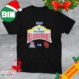 Valero Alamo Bowl 2023 Oklahoma vs Arizona Alamodome San Antonio TX CFB Bowl Game T-Shirt
