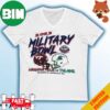 Virginia Tech Vs Tulane 2023 Military Bowl Champion Brand Dueling Helmets T-Shirt