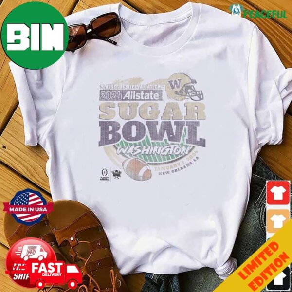 Washington Huskies 2024 Playoff Semifinal At The Sugar Bowl T-Shirt