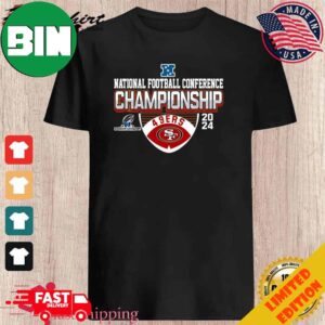 2023-2024 NFC National Football Conference Championship San Francisco 49ers T-Shirt Long Sleeve Hoodie Sweater