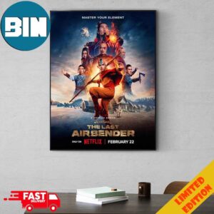 A Netflix Live Action Series Avatar The Last Airbender February 22 Poster Canvas